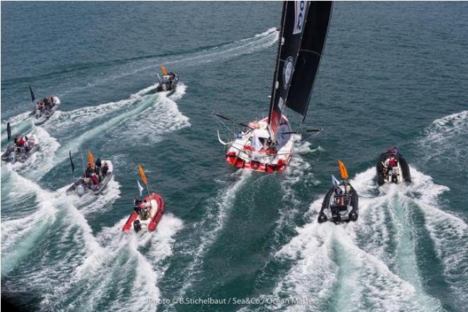 Final race moments - 2016 New York–Vendée Transatlantic Race &copy; Benoit Stichelbaut / Sea&Co